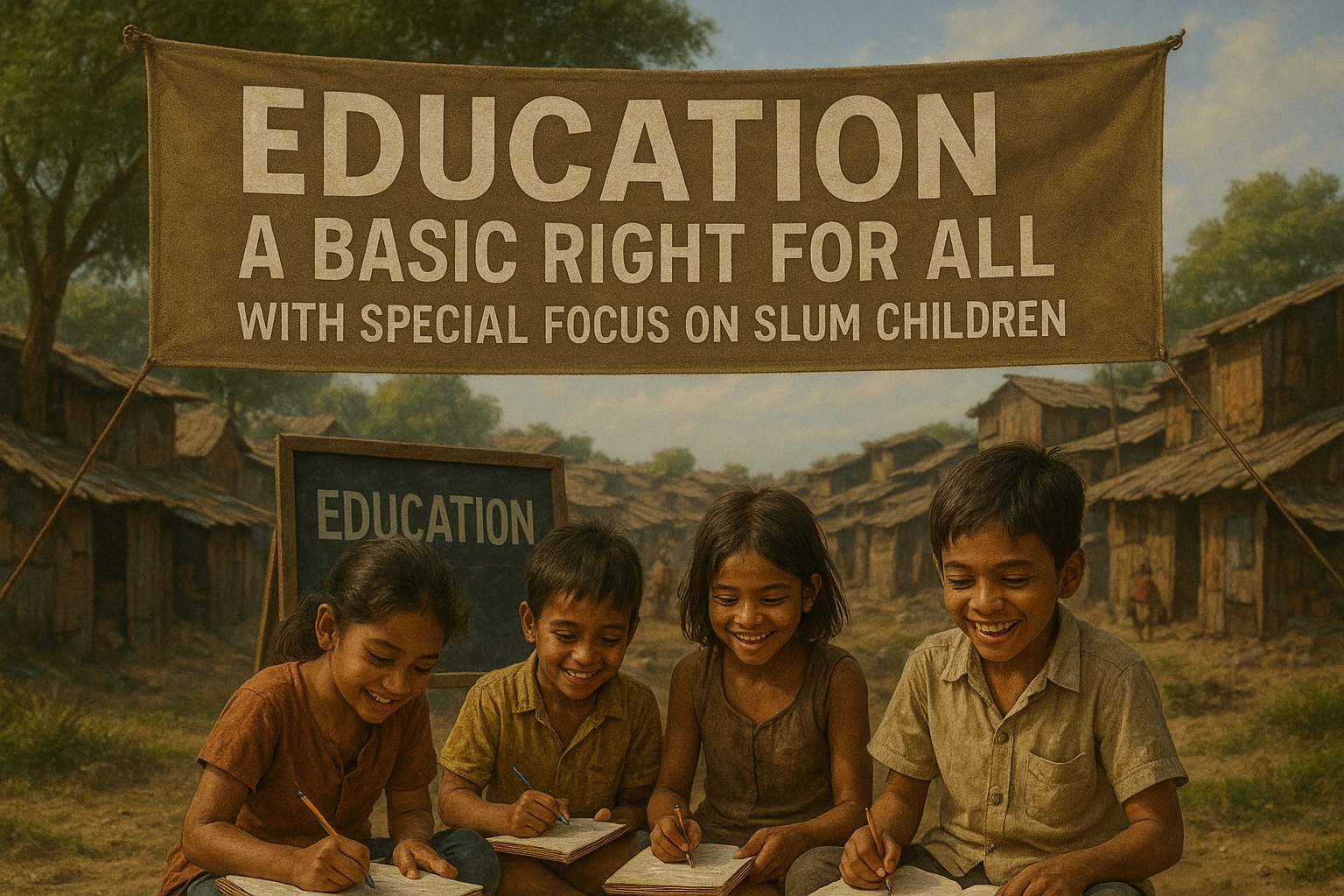 Education: A Basic Right for All – Slum Children Focus